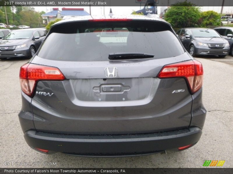 Modern Steel Metallic / Black 2017 Honda HR-V EX-L AWD