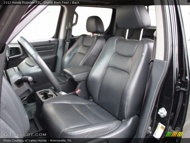 Front Seat of 2012 Ridgeline RTL