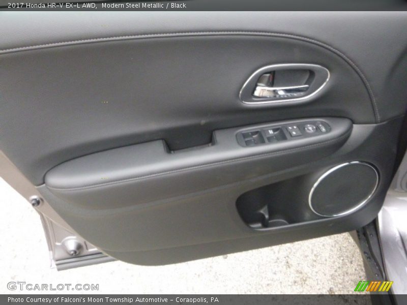 Modern Steel Metallic / Black 2017 Honda HR-V EX-L AWD
