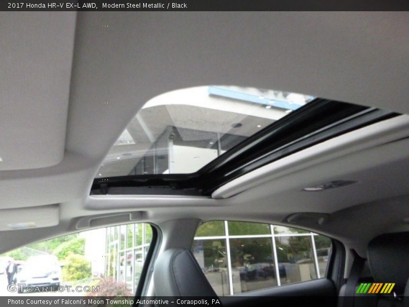 Modern Steel Metallic / Black 2017 Honda HR-V EX-L AWD