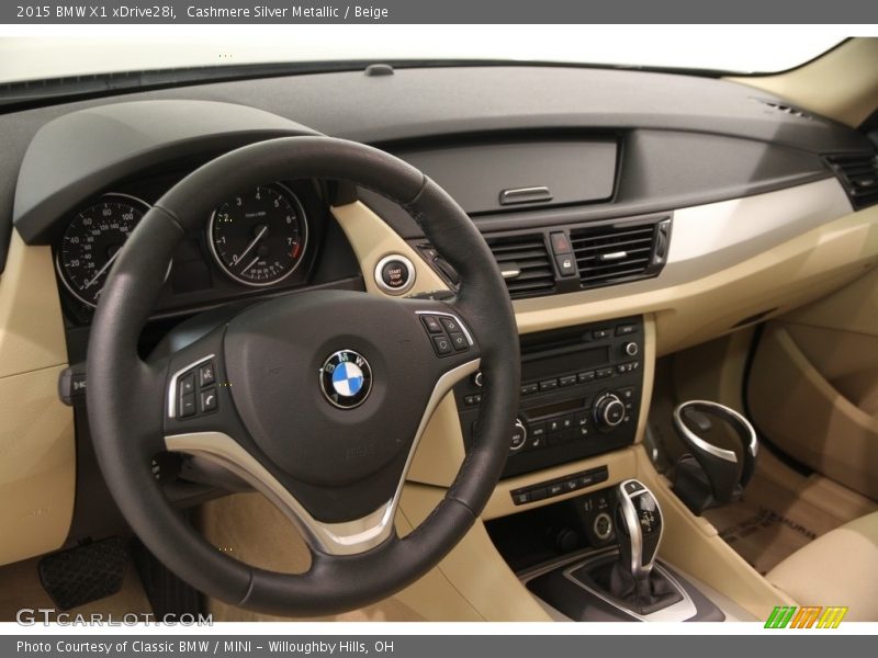 Dashboard of 2015 X1 xDrive28i