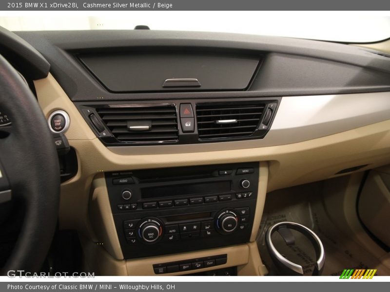 Dashboard of 2015 X1 xDrive28i