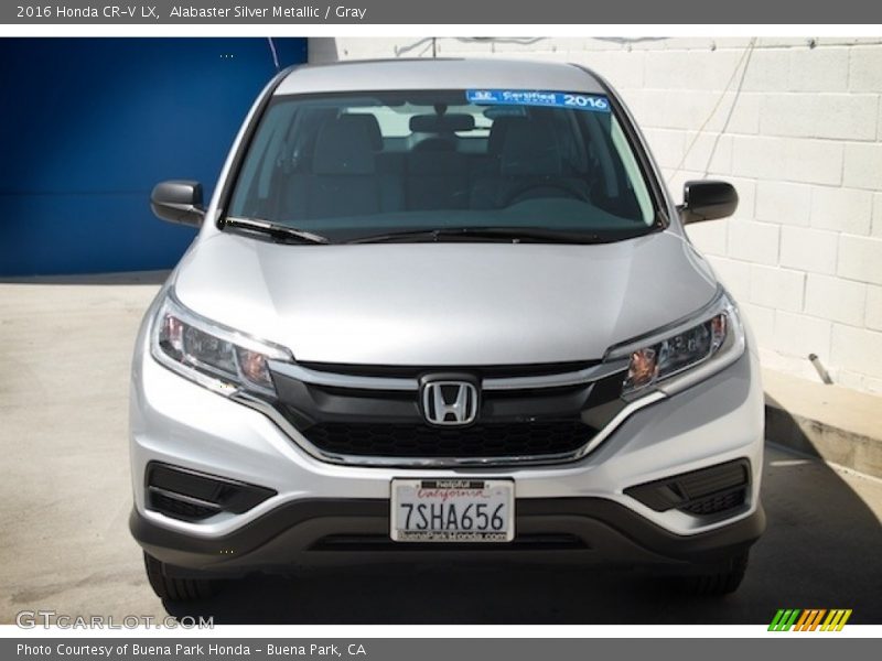 Alabaster Silver Metallic / Gray 2016 Honda CR-V LX