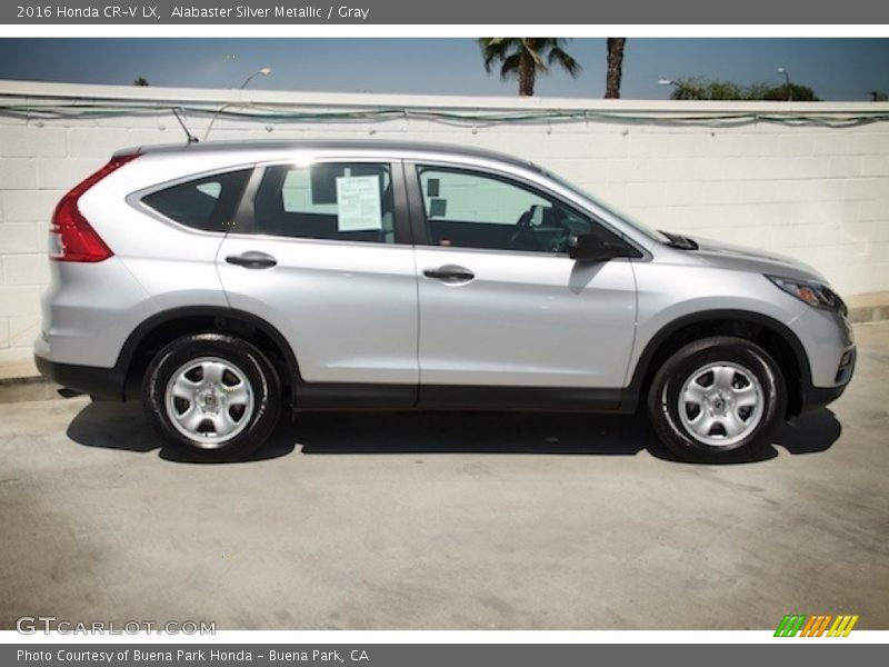 Alabaster Silver Metallic / Gray 2016 Honda CR-V LX