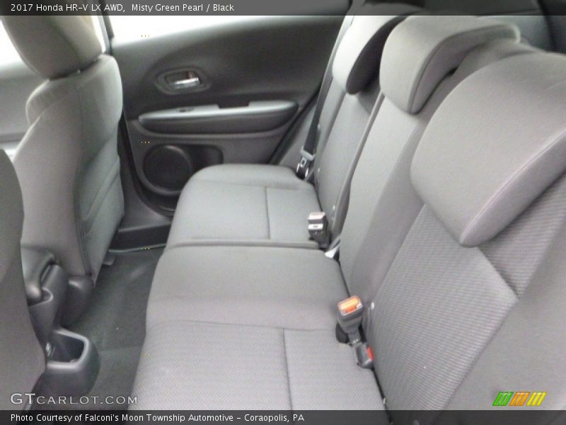 Misty Green Pearl / Black 2017 Honda HR-V LX AWD