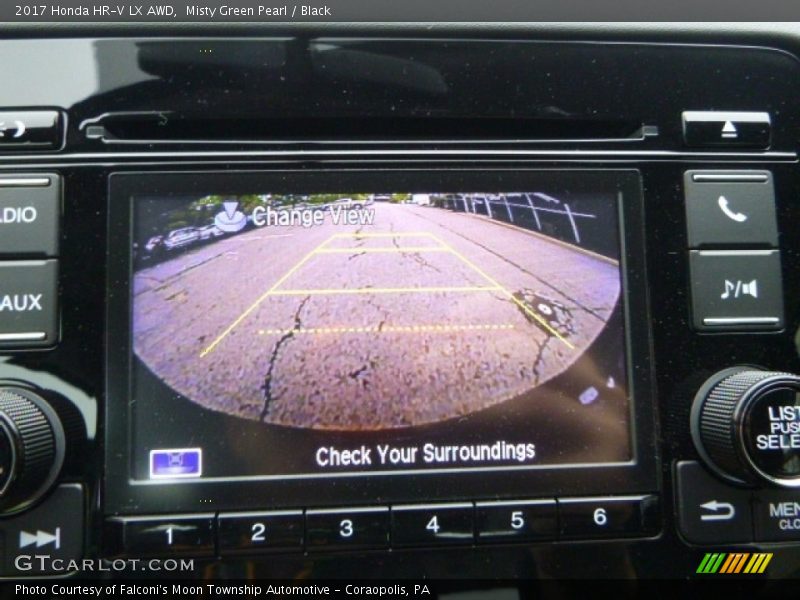 Misty Green Pearl / Black 2017 Honda HR-V LX AWD