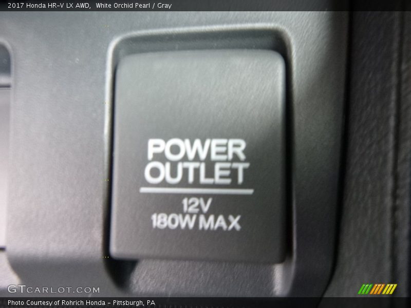 White Orchid Pearl / Gray 2017 Honda HR-V LX AWD