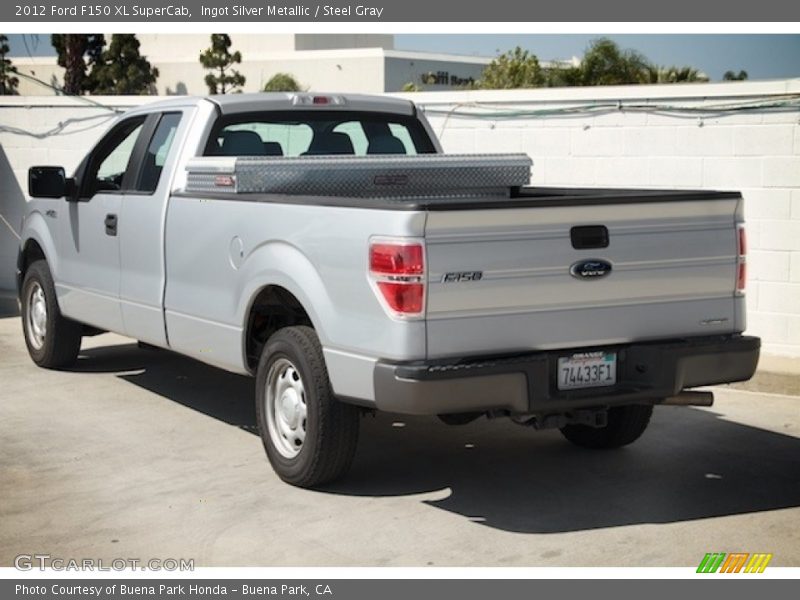 Ingot Silver Metallic / Steel Gray 2012 Ford F150 XL SuperCab