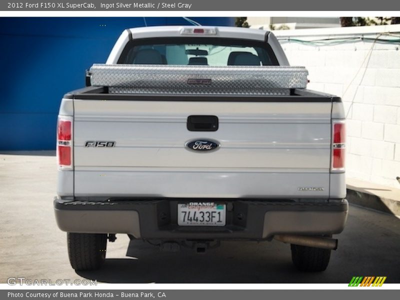 Ingot Silver Metallic / Steel Gray 2012 Ford F150 XL SuperCab
