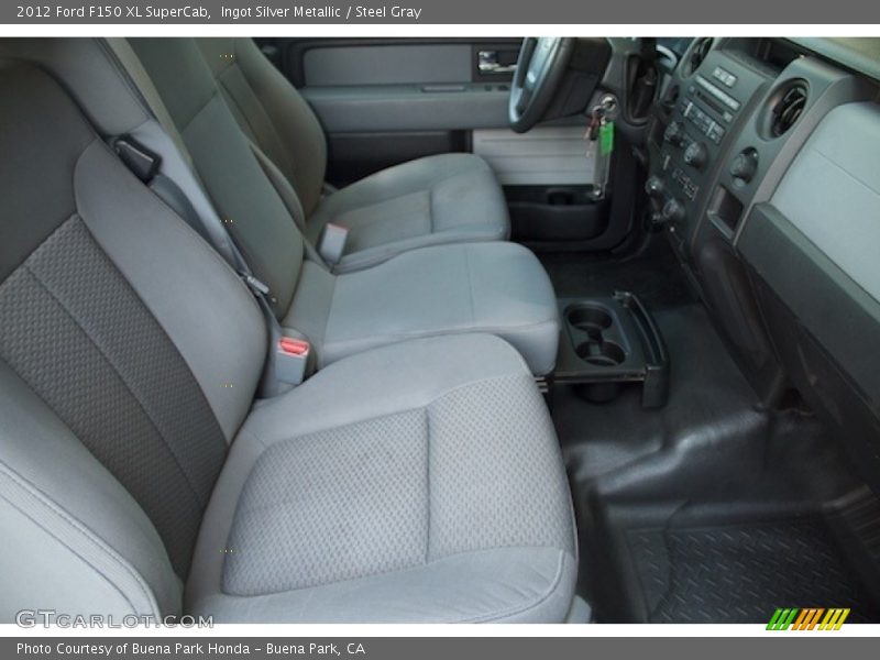 Ingot Silver Metallic / Steel Gray 2012 Ford F150 XL SuperCab