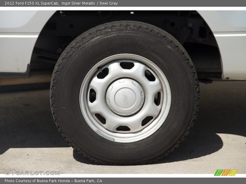 Ingot Silver Metallic / Steel Gray 2012 Ford F150 XL SuperCab