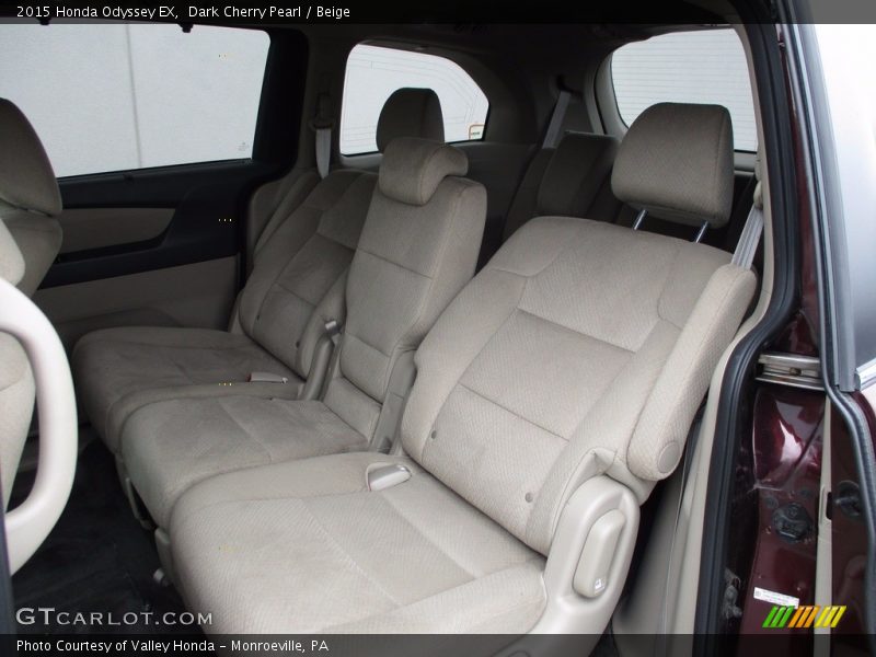 Rear Seat of 2015 Odyssey EX
