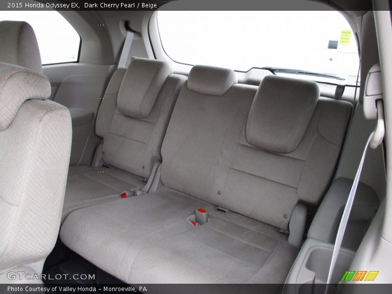 Rear Seat of 2015 Odyssey EX