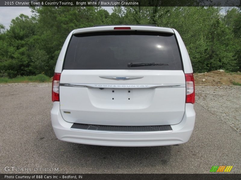 Bright White / Black/Light Graystone 2015 Chrysler Town & Country Touring