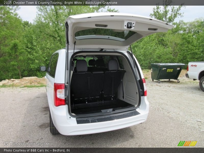 Bright White / Black/Light Graystone 2015 Chrysler Town & Country Touring