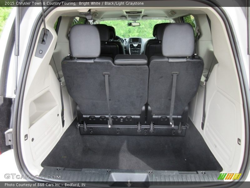Bright White / Black/Light Graystone 2015 Chrysler Town & Country Touring