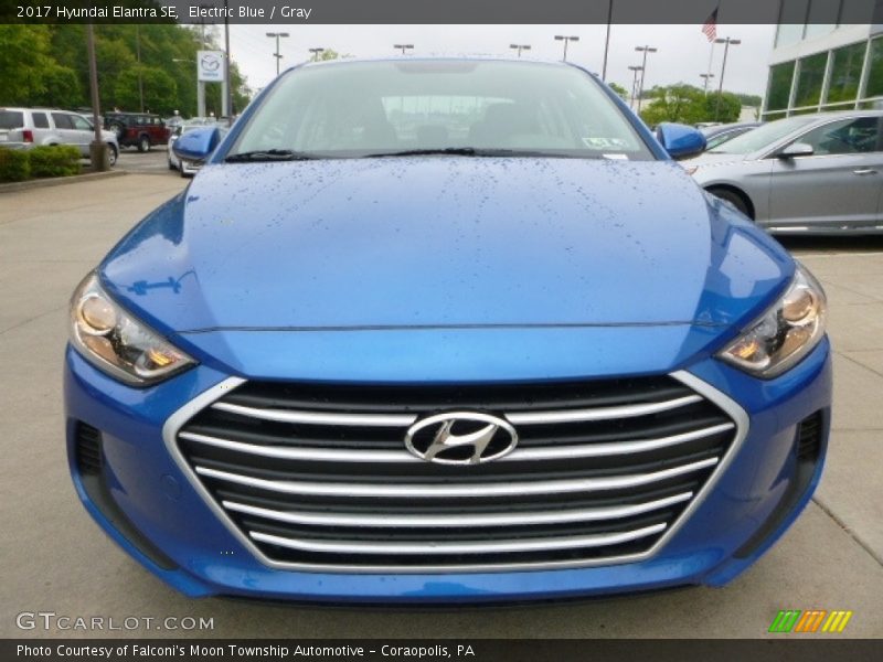 Electric Blue / Gray 2017 Hyundai Elantra SE