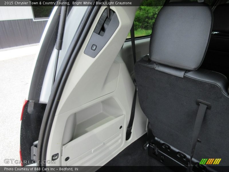 Bright White / Black/Light Graystone 2015 Chrysler Town & Country Touring