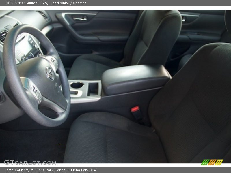 Pearl White / Charcoal 2015 Nissan Altima 2.5 S