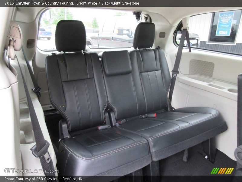 Bright White / Black/Light Graystone 2015 Chrysler Town & Country Touring