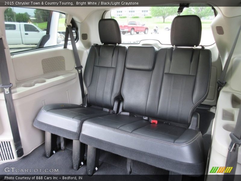 Bright White / Black/Light Graystone 2015 Chrysler Town & Country Touring