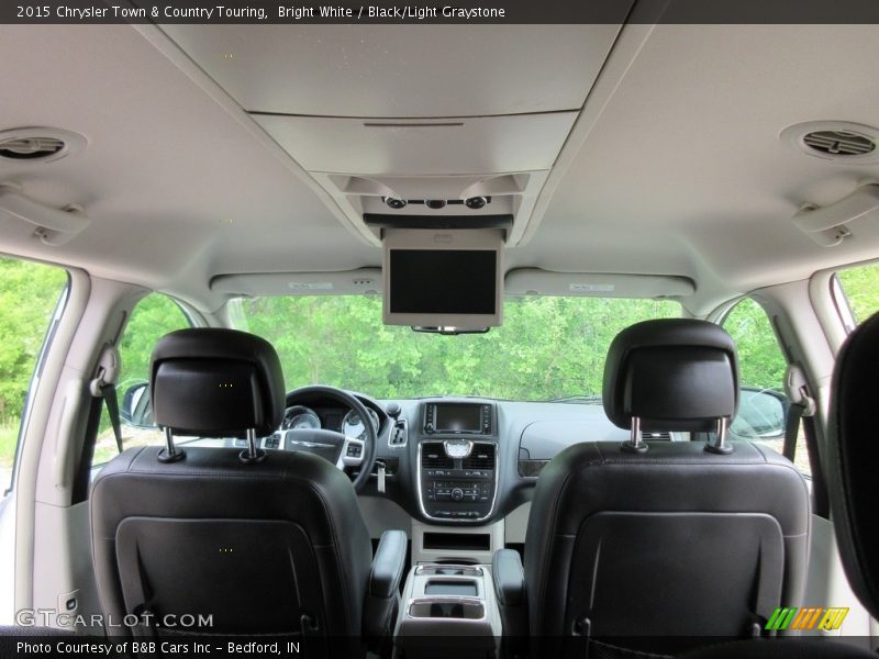 Bright White / Black/Light Graystone 2015 Chrysler Town & Country Touring