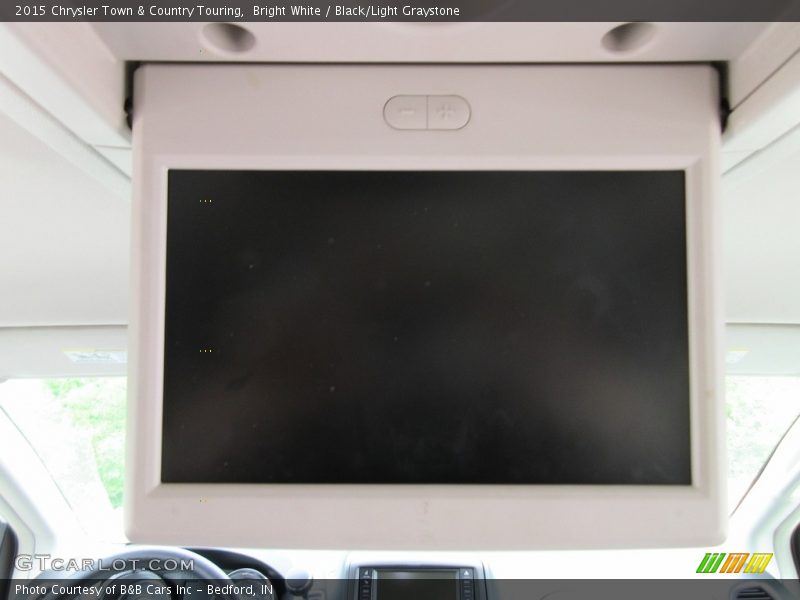 Bright White / Black/Light Graystone 2015 Chrysler Town & Country Touring