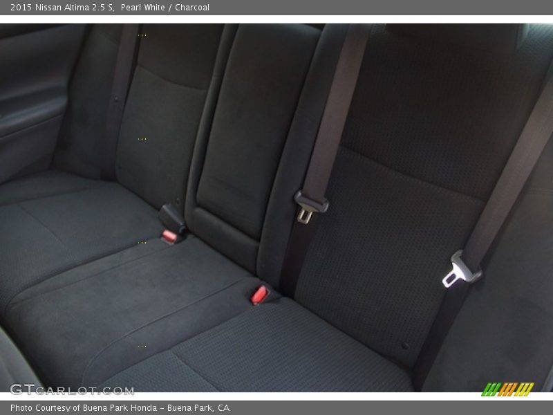 Pearl White / Charcoal 2015 Nissan Altima 2.5 S
