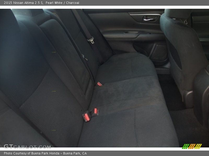 Pearl White / Charcoal 2015 Nissan Altima 2.5 S