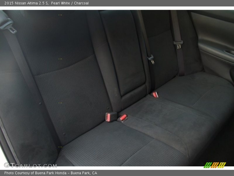 Pearl White / Charcoal 2015 Nissan Altima 2.5 S