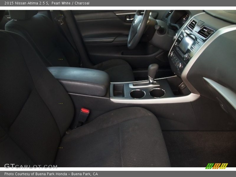 Pearl White / Charcoal 2015 Nissan Altima 2.5 S