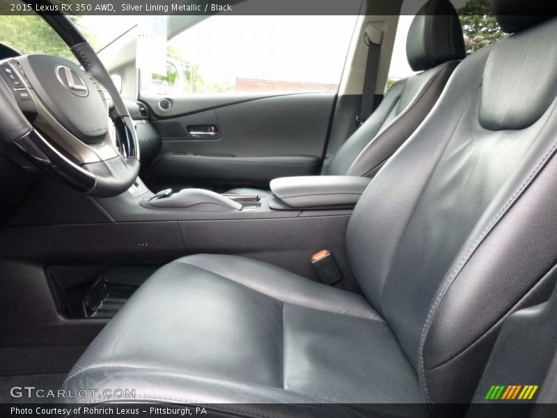 Silver Lining Metallic / Black 2015 Lexus RX 350 AWD