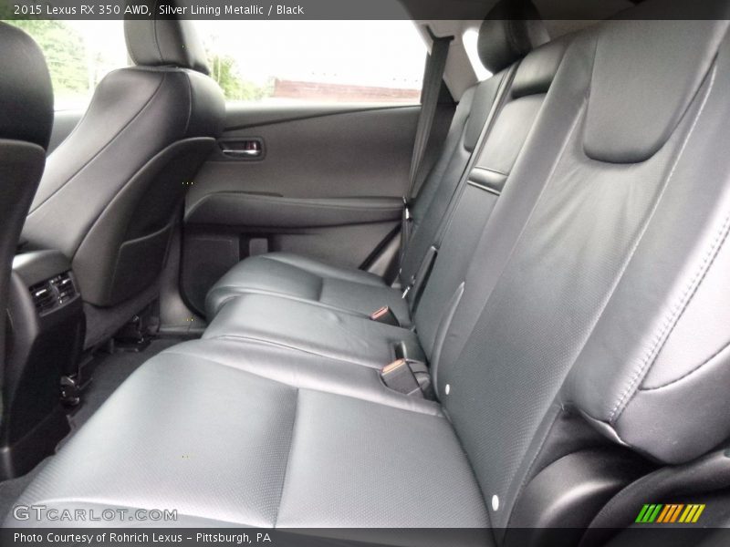 Silver Lining Metallic / Black 2015 Lexus RX 350 AWD