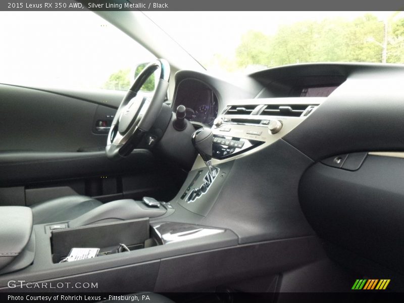 Silver Lining Metallic / Black 2015 Lexus RX 350 AWD