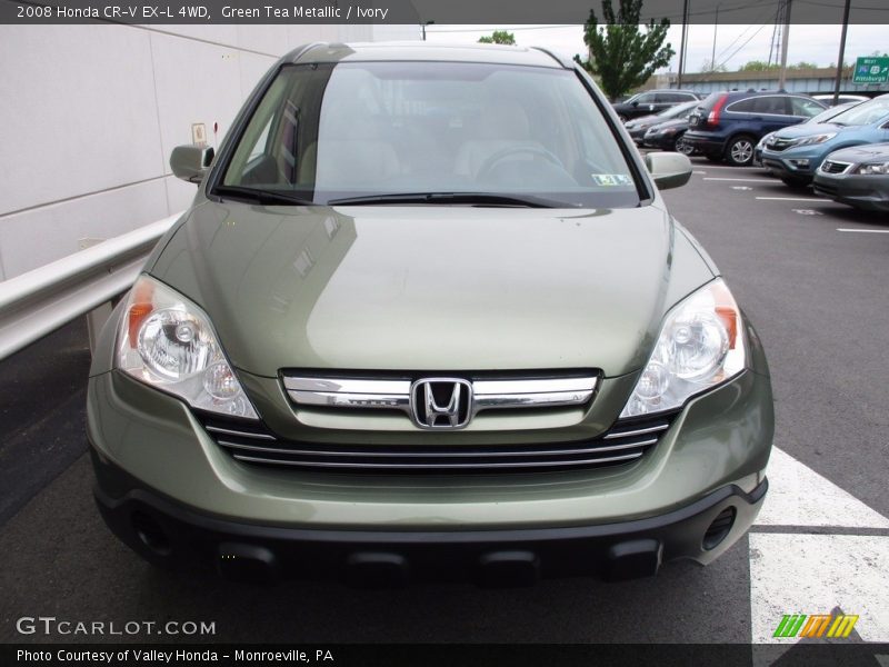 Green Tea Metallic / Ivory 2008 Honda CR-V EX-L 4WD