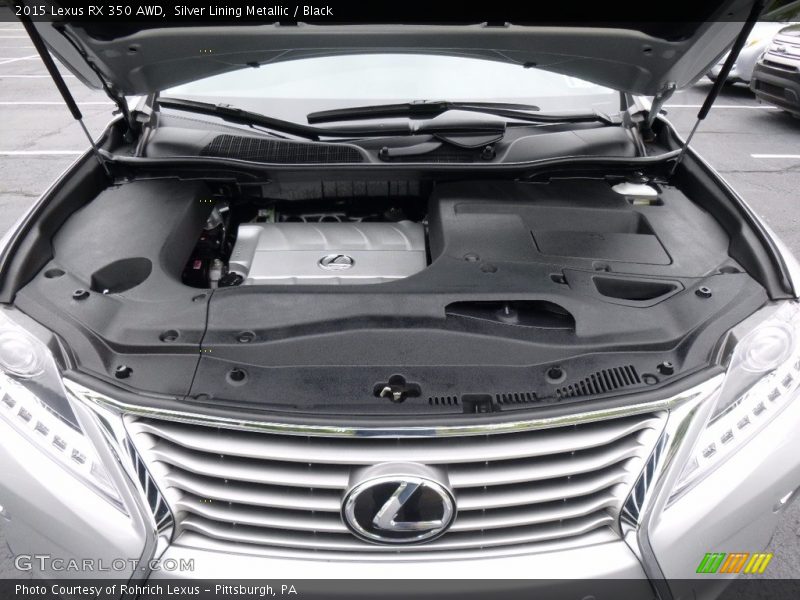 Silver Lining Metallic / Black 2015 Lexus RX 350 AWD