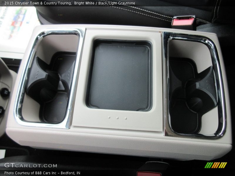 Bright White / Black/Light Graystone 2015 Chrysler Town & Country Touring