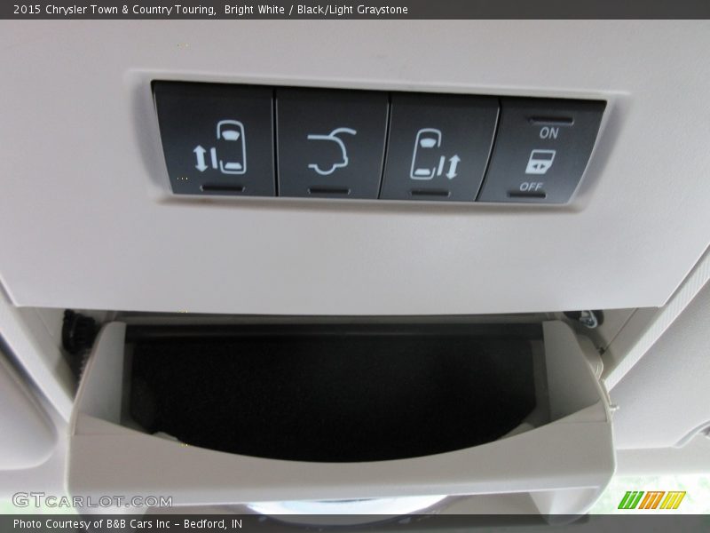 Bright White / Black/Light Graystone 2015 Chrysler Town & Country Touring
