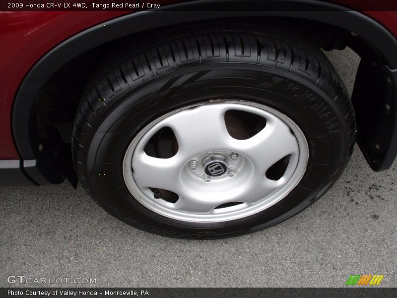 Tango Red Pearl / Gray 2009 Honda CR-V LX 4WD