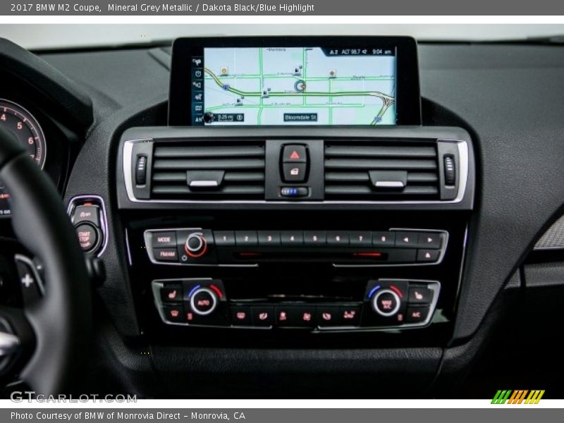 Controls of 2017 M2 Coupe