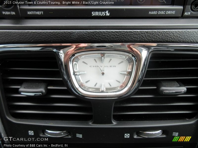 Bright White / Black/Light Graystone 2015 Chrysler Town & Country Touring