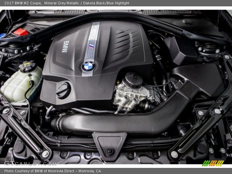  2017 M2 Coupe Engine - 3.0 Liter DI TwinPower Turbocharged DOHC 24-Valve VVT Inline 6 Cylinder