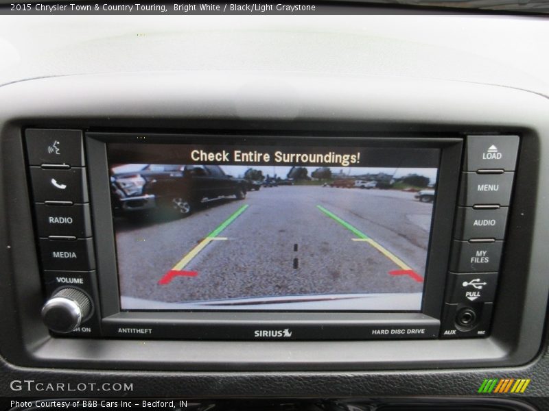 Bright White / Black/Light Graystone 2015 Chrysler Town & Country Touring