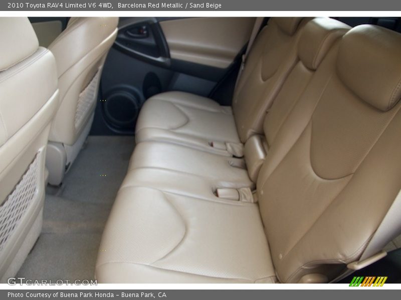 Barcelona Red Metallic / Sand Beige 2010 Toyota RAV4 Limited V6 4WD
