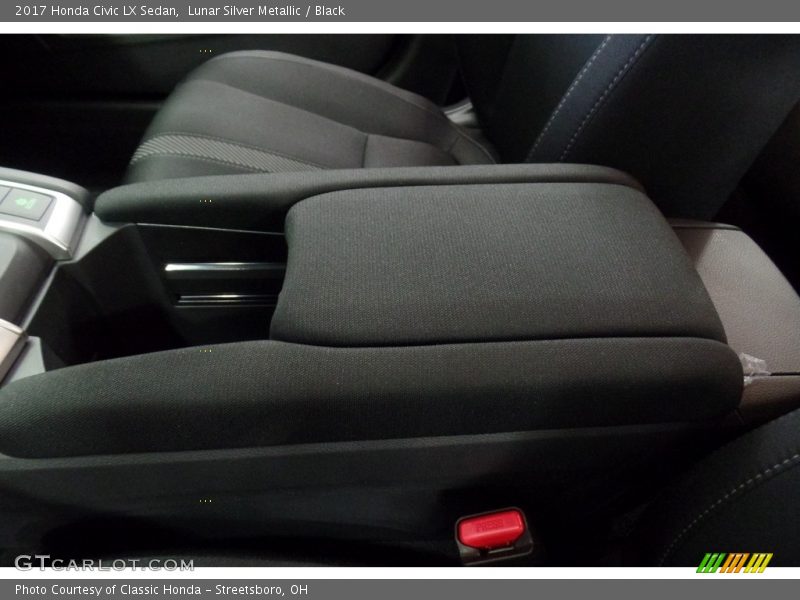 Lunar Silver Metallic / Black 2017 Honda Civic LX Sedan
