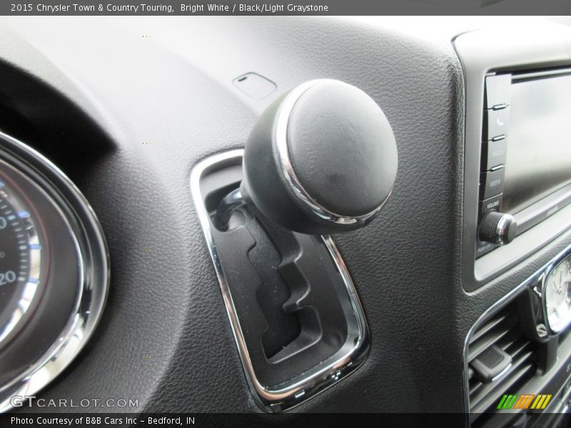 Bright White / Black/Light Graystone 2015 Chrysler Town & Country Touring