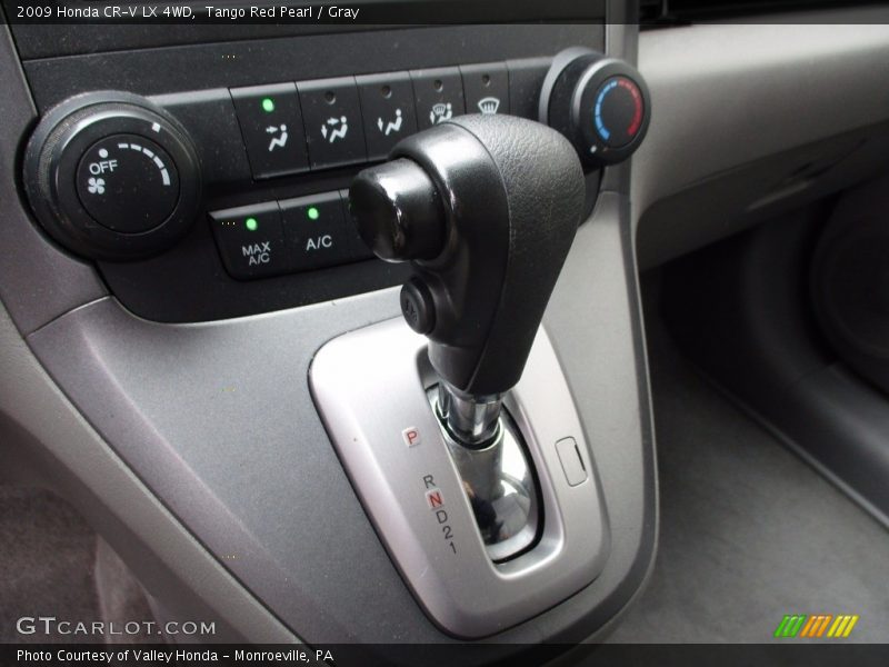 Tango Red Pearl / Gray 2009 Honda CR-V LX 4WD