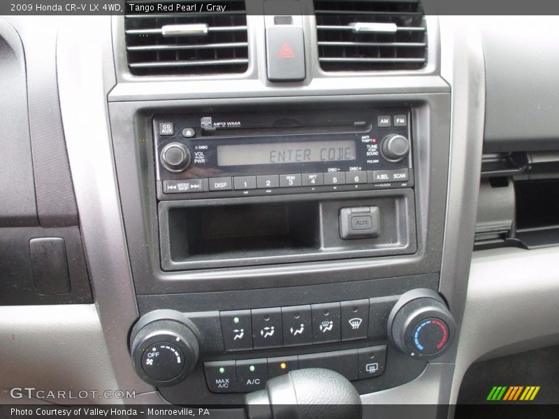Tango Red Pearl / Gray 2009 Honda CR-V LX 4WD