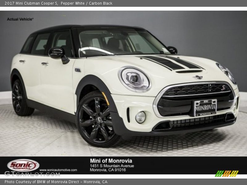 Pepper White / Carbon Black 2017 Mini Clubman Cooper S