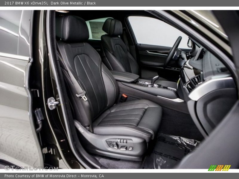 Dark Olive Metallic / Black 2017 BMW X6 xDrive35i